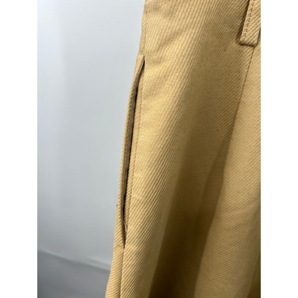 MOUSSY‎ Women's V Neck Belted Waist Denim Dress Sleeveless Solid Khaki Size S 1 - Picture 6 of 9